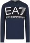 Emporio Armani EA7 Long Knitwear Blauw Heren - Thumbnail 1