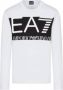 Emporio Armani EA7 Logo Series Crew-Neck Sweatshirt With Oversized Logo Wit Heren - Thumbnail 2
