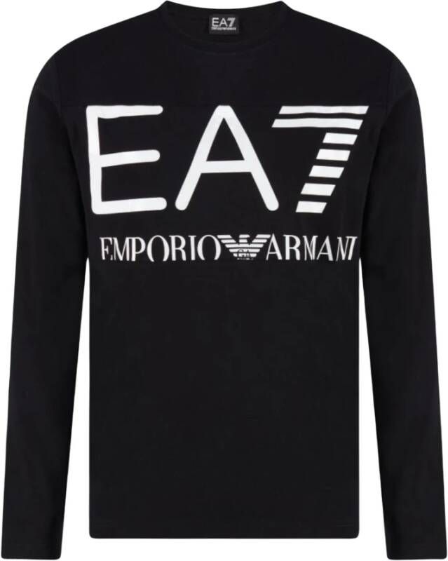 Emporio Armani EA7 Long Knitwear Zwart Heren