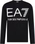 Emporio Armani EA7 Long Knitwear Zwart Heren - Thumbnail 3