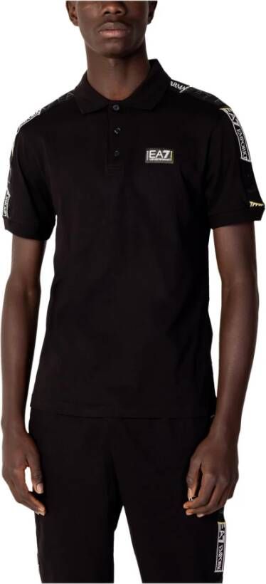 Emporio Armani EA7 Polo Shirts Zwart Heren