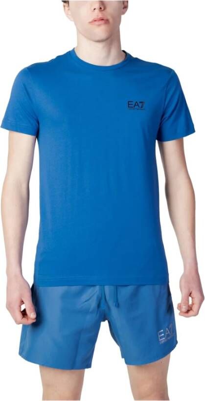 Emporio Armani EA7 Men& T-shirt Blauw Heren