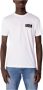 Emporio Armani EA7 Wit Katoenen T-shirt Korte Mouw White Heren - Thumbnail 1