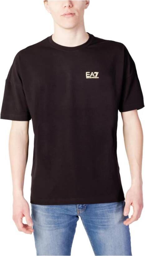Emporio Armani EA7 Men& T-shirt Zwart Heren