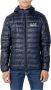 Emporio Armani EA7 Donkerblauwe gewatteerde jas met capuchon Blue Heren - Thumbnail 4