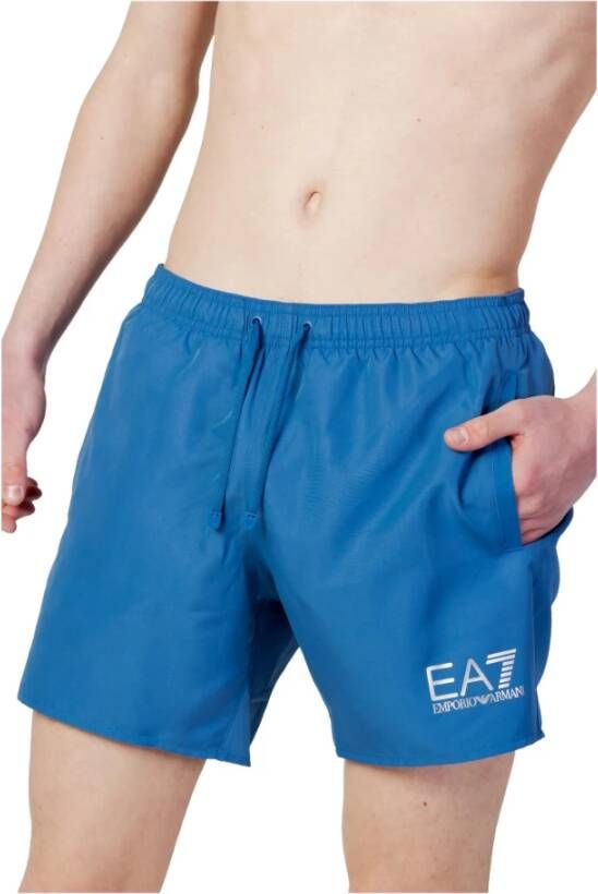 Emporio Armani EA7 Men's Swimwear Blauw Heren