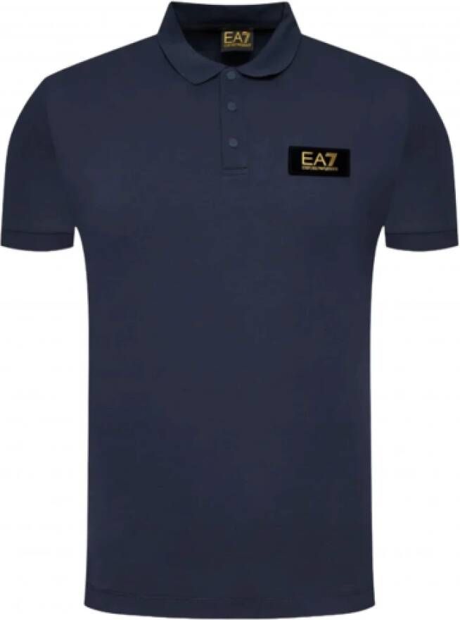 Emporio Armani EA7 Polo Shirt Blauw Heren