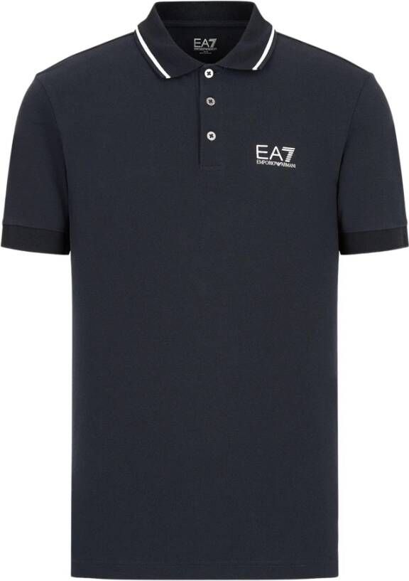 Emporio Armani EA7 Polo Shirt Blauw Heren