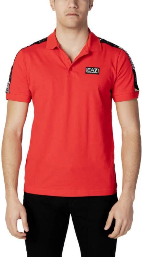 Emporio Armani EA7 Men& T-shirt Rood Heren