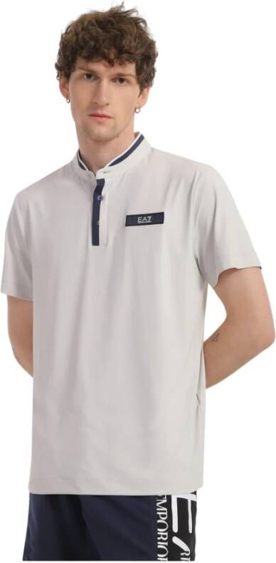 Emporio Armani EA7 Polo Shirts White Heren