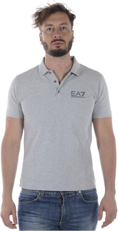 Emporio Armani EA7 Klassieke Polo Shirt Gray Heren