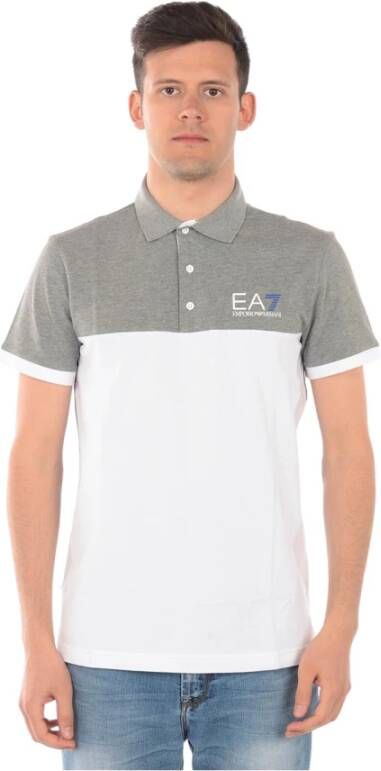 Emporio Armani EA7 Klassieke Polo Shirt Gray Heren