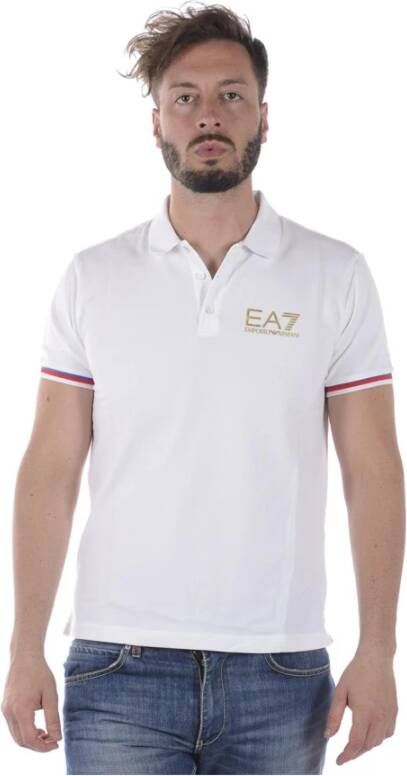 Emporio Armani EA7 Klassieke Polo Shirt White Heren