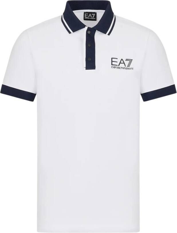 Emporio Armani EA7 Poloshirt Wit Heren