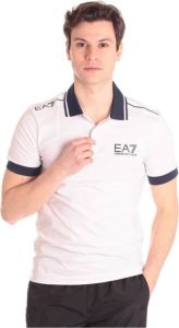 EA7 Emporio Armani Poloshirt met labeldetails