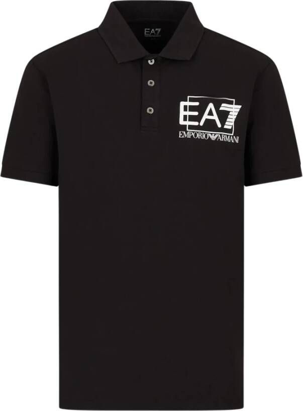 Emporio Armani EA7 Poloshirt Zwart Heren