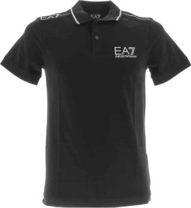 EA7 Emporio Armani Poloshirt met labeldetails