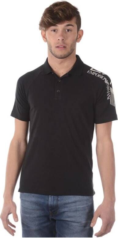 Emporio Armani EA7 Poloshirt Black Heren