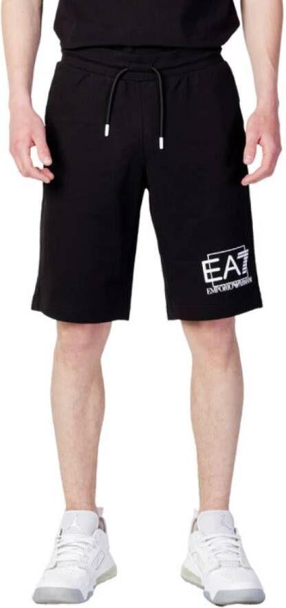 Emporio Armani EA7 Short Shorts Zwart Heren