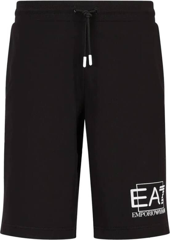Emporio Armani EA7 Short Shorts Zwart Heren