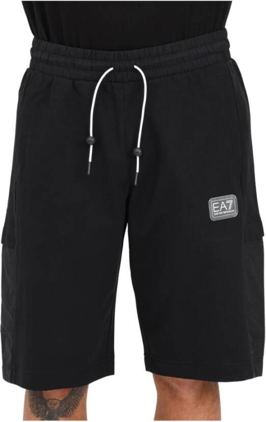 Emporio Armani EA7 Casual Shorts Zwart Heren