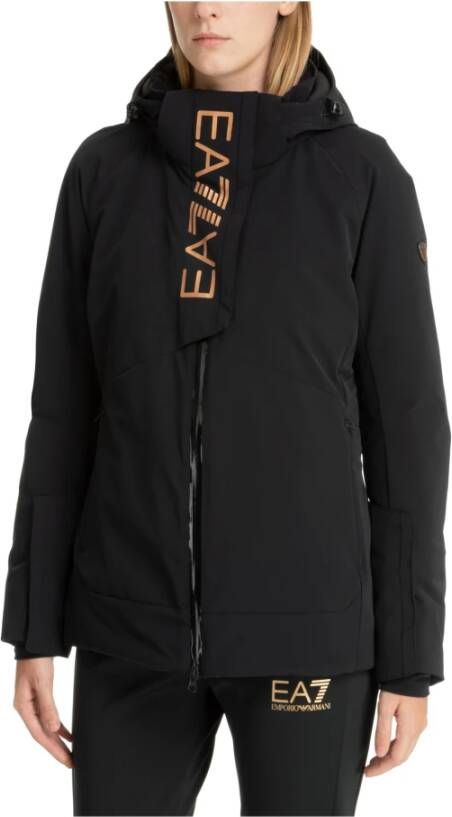 Emporio Armani EA7 Stratum 7 Ski jacket Zwart Dames