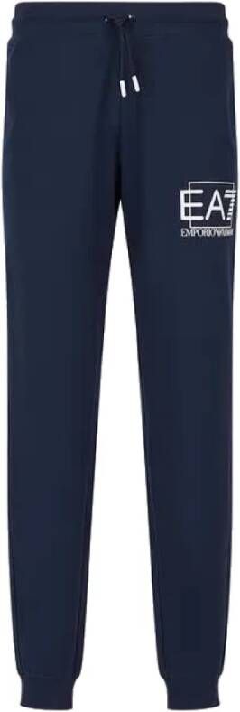 Emporio Armani EA7 Sweatpants Blauw Heren