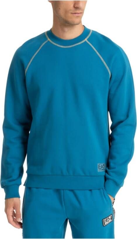 Emporio Armani EA7 Sweatshirt Blauw Heren