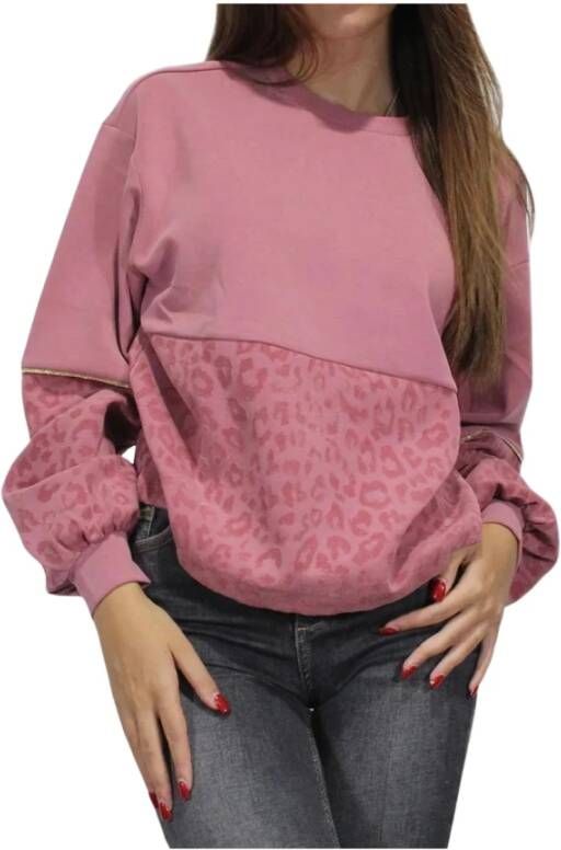Emporio Armani EA7 Sweatshirt Roze Dames