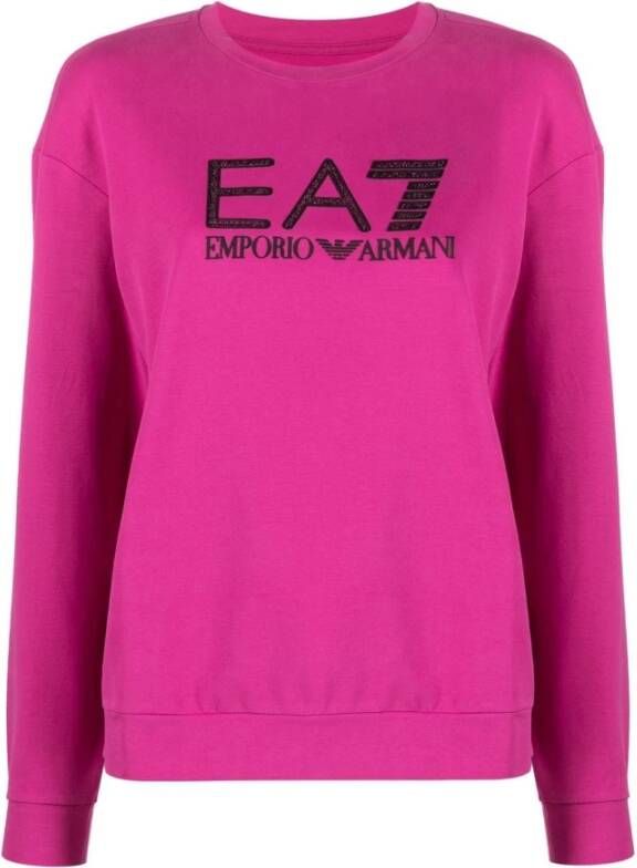 Emporio Armani EA7 Sweatshirts Roze Dames