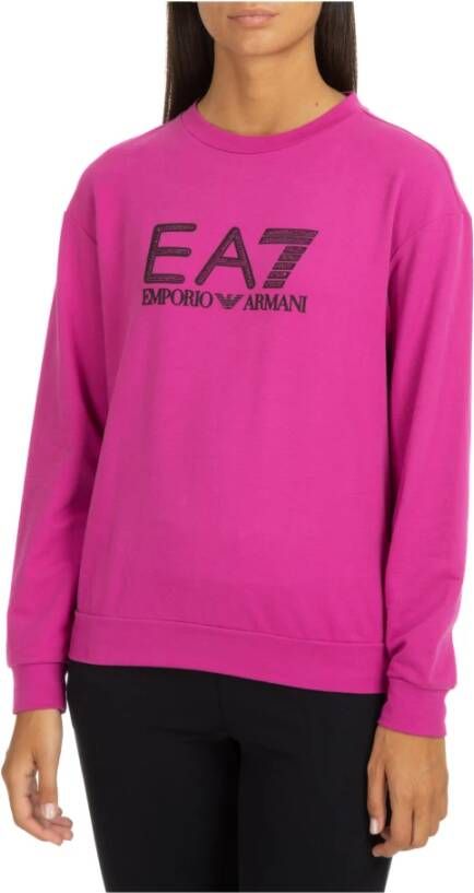 Emporio Armani EA7 Sweatshirt Roze Dames