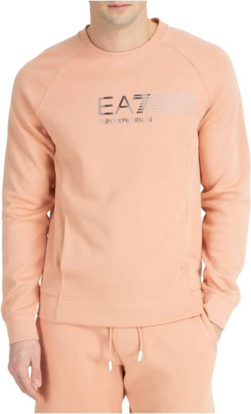 Emporio Armani EA7 Sweatshirt Roze Heren