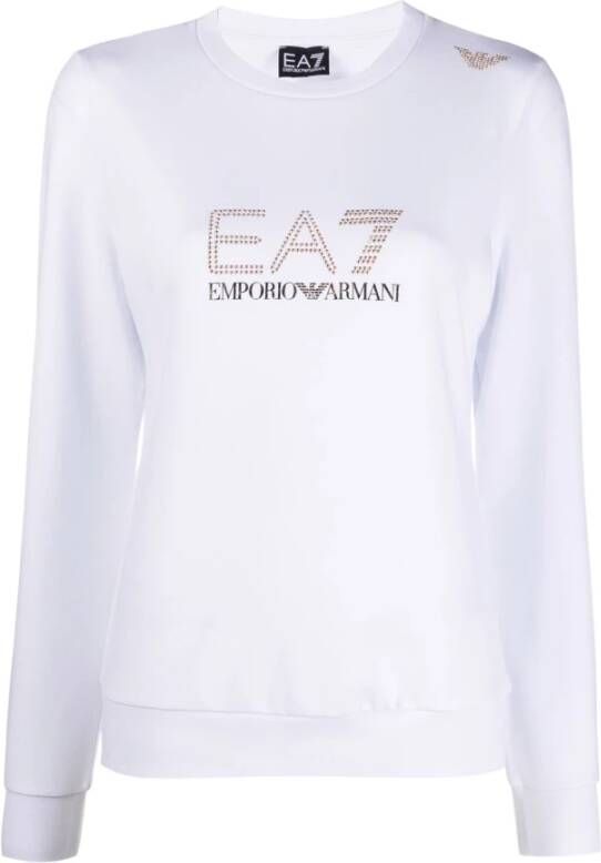 Emporio Armani EA7 Sweatshirt Wit Dames