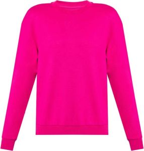 Emporio Armani EA7 Sweatshirt with logo Roze Dames