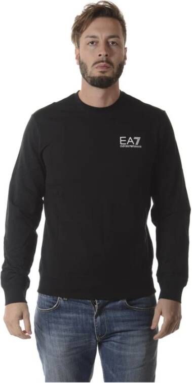 Emporio Armani EA7 Stijlvolle Sweatshirts voor Mannen Black Heren