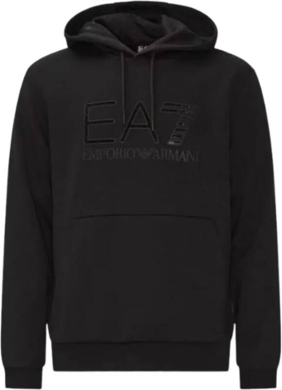 Emporio Ar i EA7 Sweatshirts Hoodies Zwart