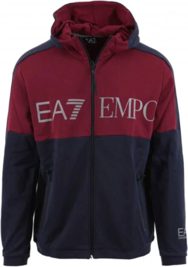 Emporio Armani EA7 Sweatshirts Rood Heren
