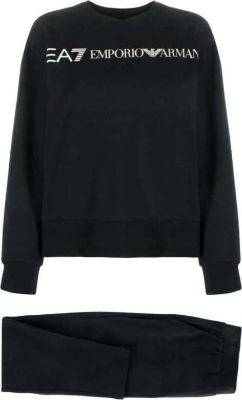 Emporio Armani EA7 Sweatshirts Zwart Dames