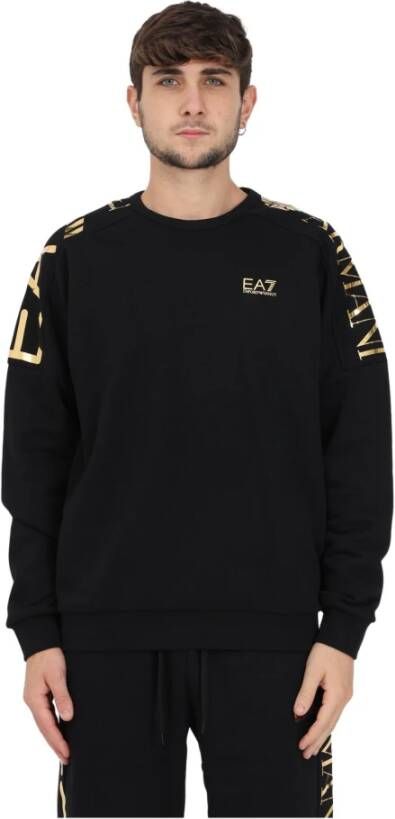 Emporio Armani EA7 Sweatshirts Stijlvolle Collectie Black Heren