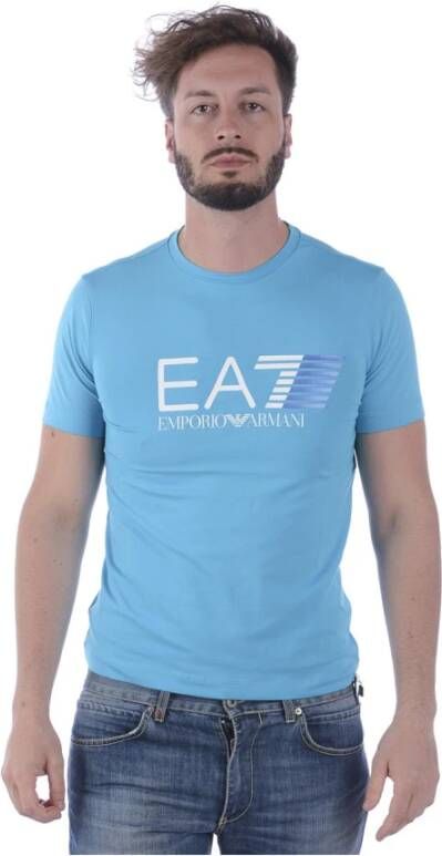 Emporio Armani EA7 Sweatshirts Blue Heren