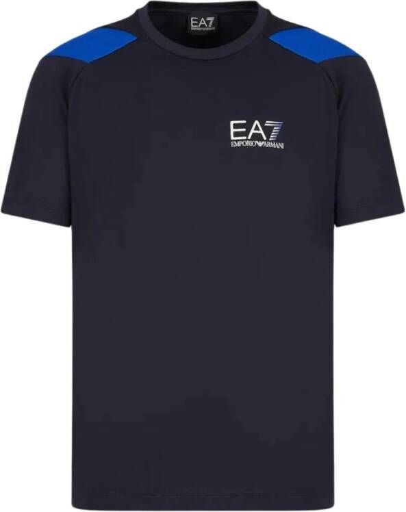 Emporio Armani EA7 T-shirt Blauw Heren
