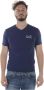 Emporio Armani EA7 Stijlvolle T-shirts voor mannen en vrouwen Blue Heren - Thumbnail 1