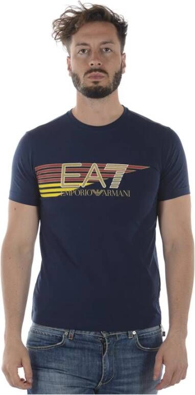 Emporio Armani EA7 Sweatshirts Blue Heren