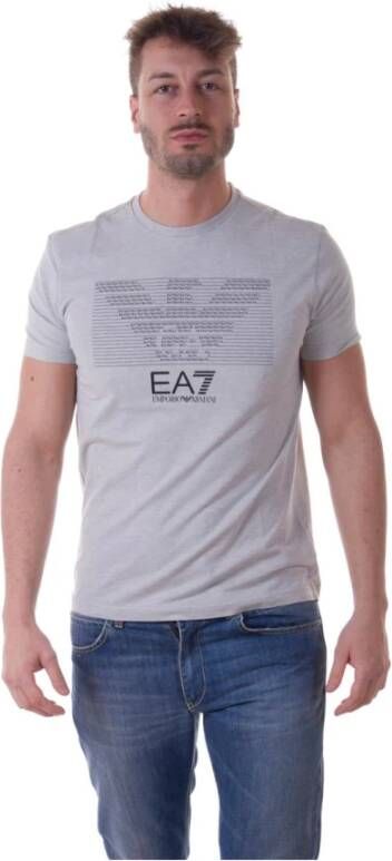 Emporio Armani EA7 Casual Logo T-Shirt Gray Heren