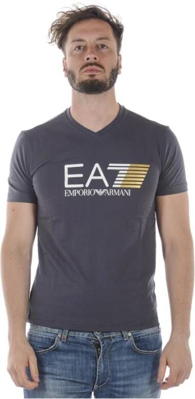 Emporio Armani EA7 Sweatshirt T-shirt Combo Gray Heren