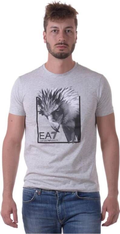 Emporio Armani EA7 T-shirt Grijs Heren