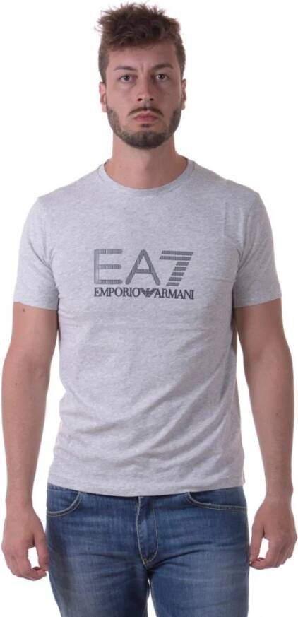 Emporio Armani EA7 Stijlvolle Sweatshirt voor Mannen Gray Heren