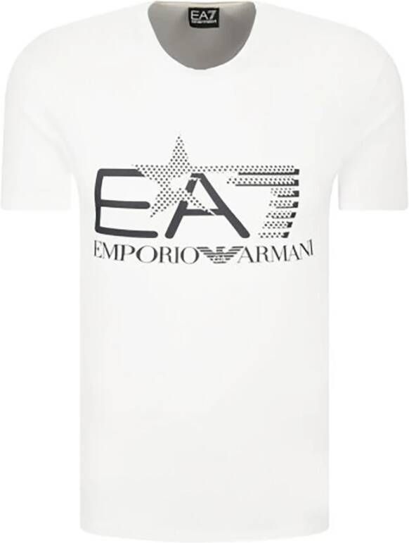 Emporio Armani EA7 Sweatshirt T-shirt Combo White Heren