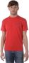 Emporio Armani EA7 Rode effen ronde hals T-shirt voor heren Red Heren - Thumbnail 10