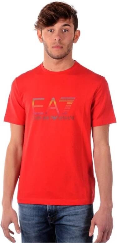Emporio Armani EA7 Sweatshirts Red Heren